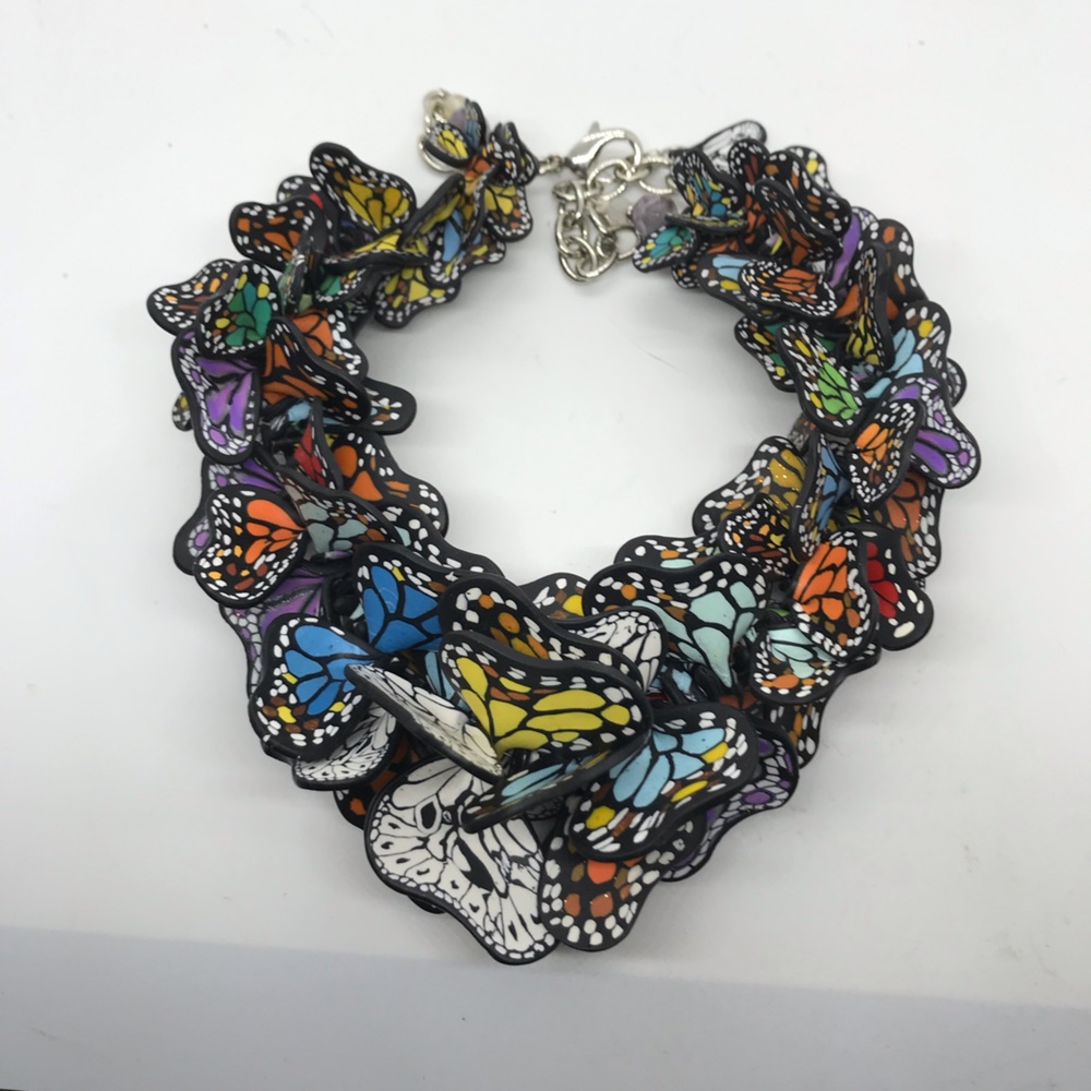 Gloria Danvers Art to Wear statement piece, a Flutter of Butterflies.